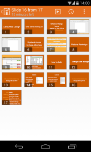 Screenshot LibreOffice Impress Remote App
